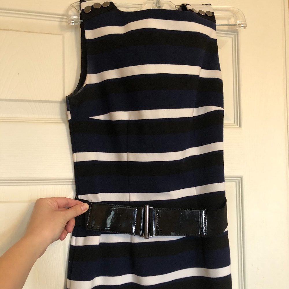 Sleeveless striped dress